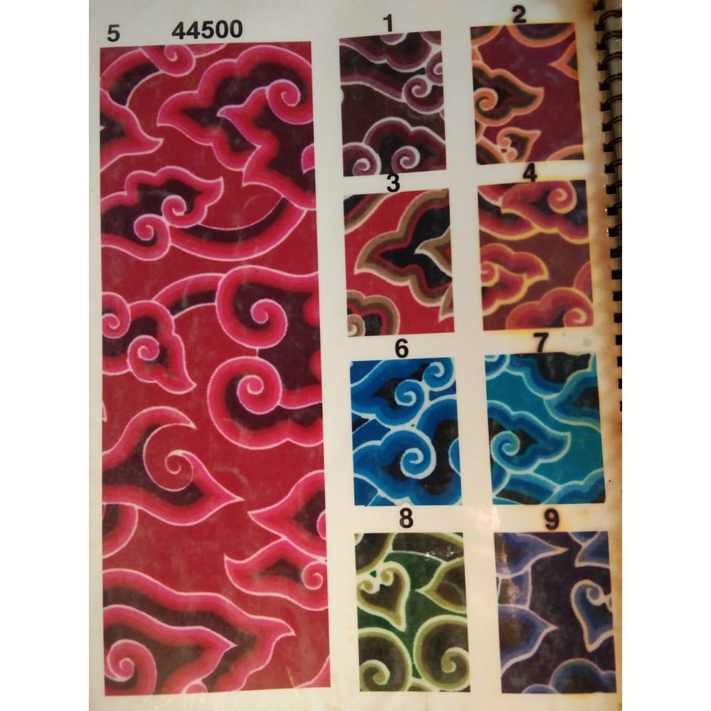 BATIK SERAGAM MOTIF MEGA MENDUNG PAUD TK SD SMP SMA MADRASAH 0.50 meter harga per setengah meter