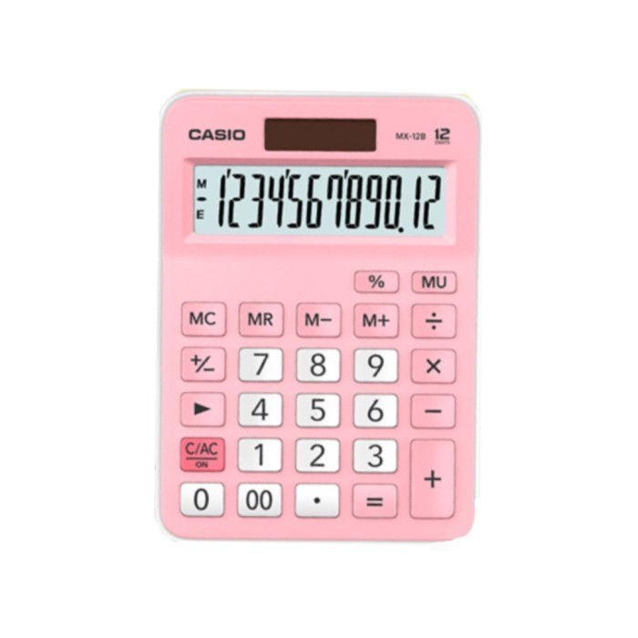 

CASIO MX-12B / Kalkulator Toko Dagang -/ Calculator Full Color - Hitam