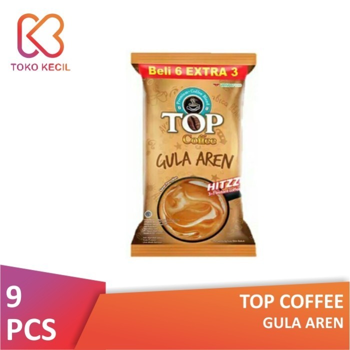 

Top Coffee Gula Aren 22gr (Isi 9 Pcs)