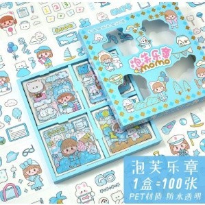 

Stiker MOMO Motif Kartun Korea Lucu Anti Air Dekorasi Handbook Scrapbook