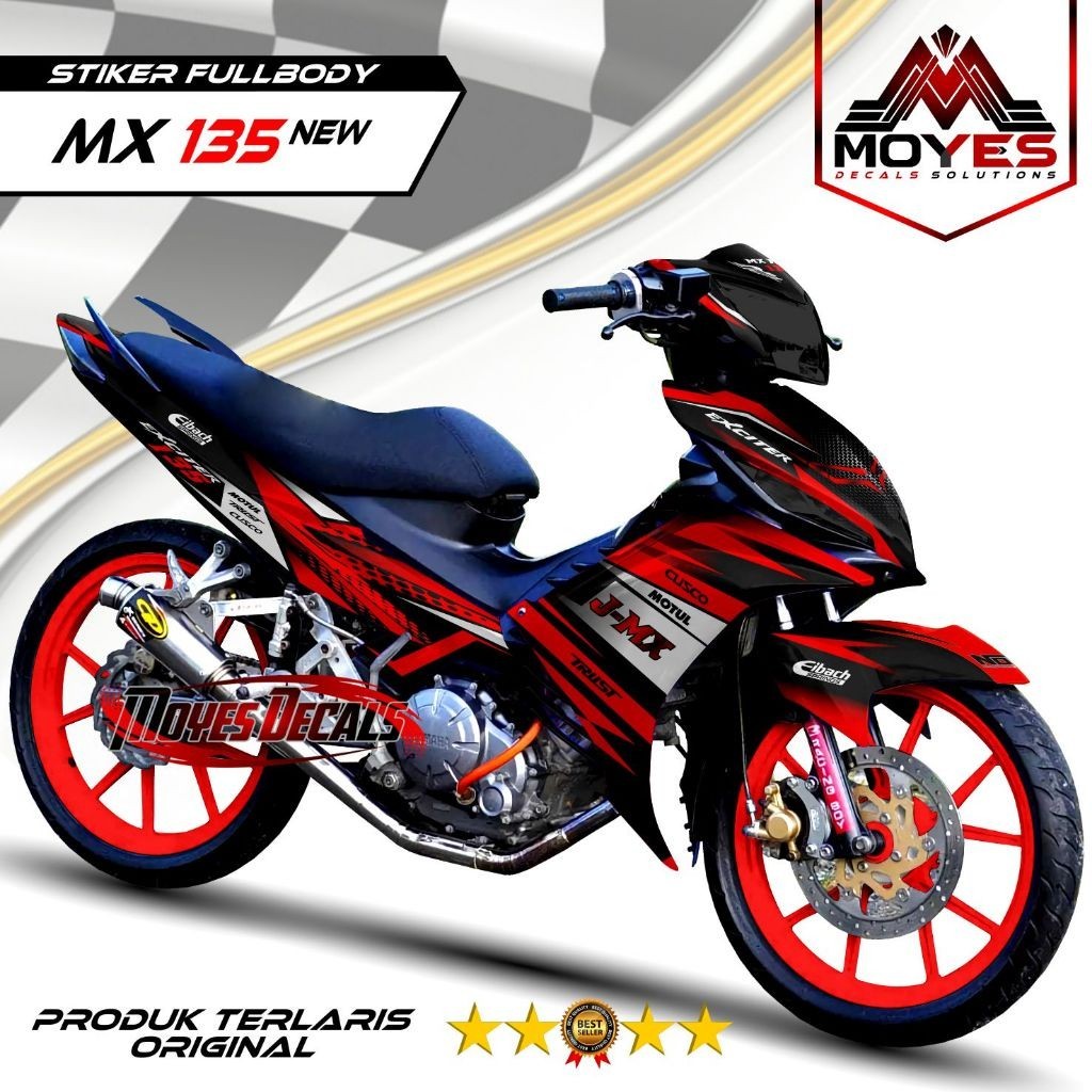 (COD) Decal Jupiter Mx New 135 Fullbody Stiker Dekal Mx 135 New Fullbody
