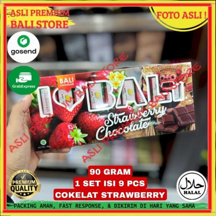 

SET 9 OLEH OLEH MAKANAN CEMILAN CAMILAN SNACK KULINER KHAS ASLI ORI ORIGINAL BALI COKLAT COKELAT STRAWBERRY