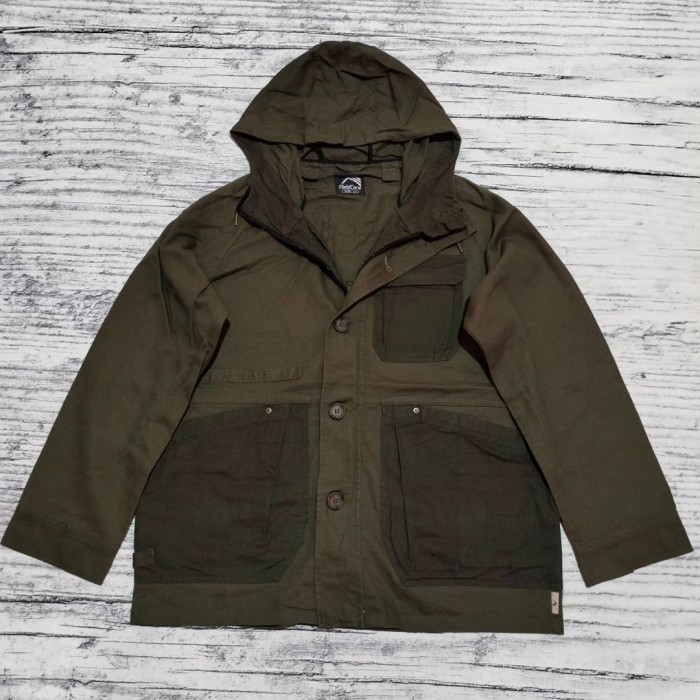jaket parka mountaun FIELD CORE big pocket olivegreen size XL