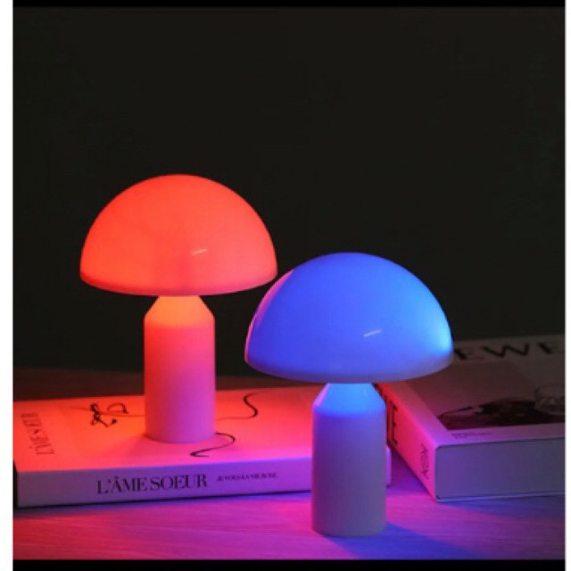 Nomaid.id - Lampu Tidur LED Kecil Bentuk Jamur - Lampu Meja Unik Cocok Untuk Pajangan Aesthetic dan 