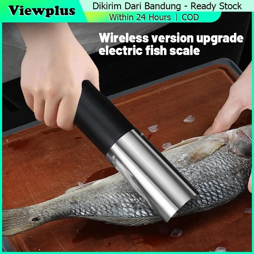 Fish Scaler Remover Listrik Otomatis - Alat/Mesin Pembersih Sisik Ikan Perut Insang Ikan Jumbo Stain