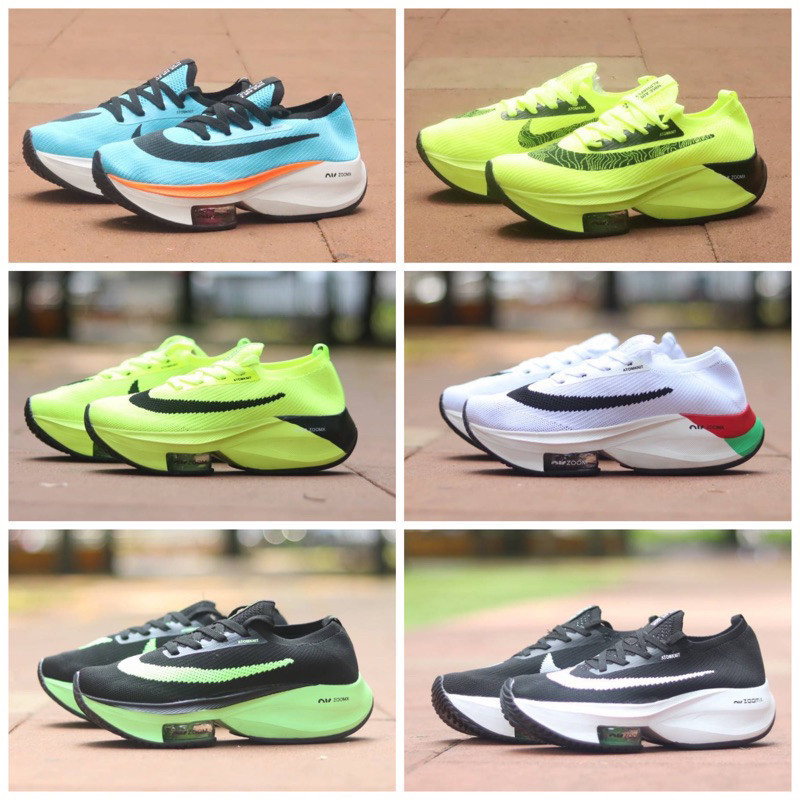 HOOT SALLE  SEPATU RUNNING AIR ZOOM ALPHAFLY Next% PERCENT 2 KENYA BLACK WHITE WATERMELON GREEN MANG