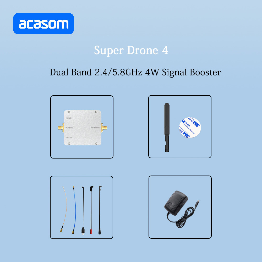 Wifi Range Extender Dual Band DJI Drone Mavic Phantom Avata  FPV Signal Amplifier 2.4G&5.8G Signal B