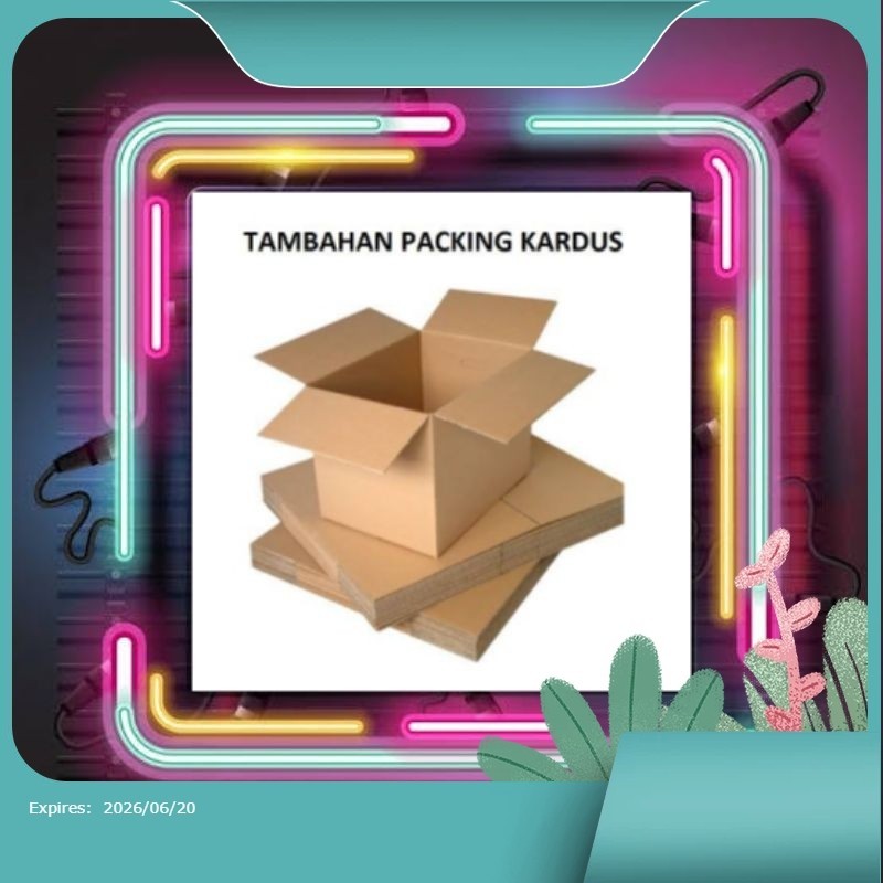 

Promo !! Extra Packing Kardus dan Bubble
