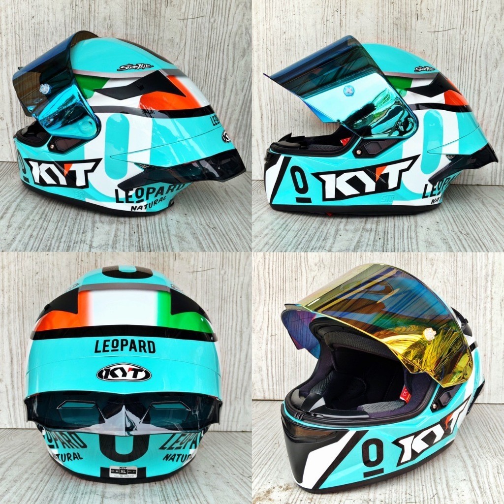 HELM KYT TT COURSE MOTIF DALLA PORTA PAKET GANTENG