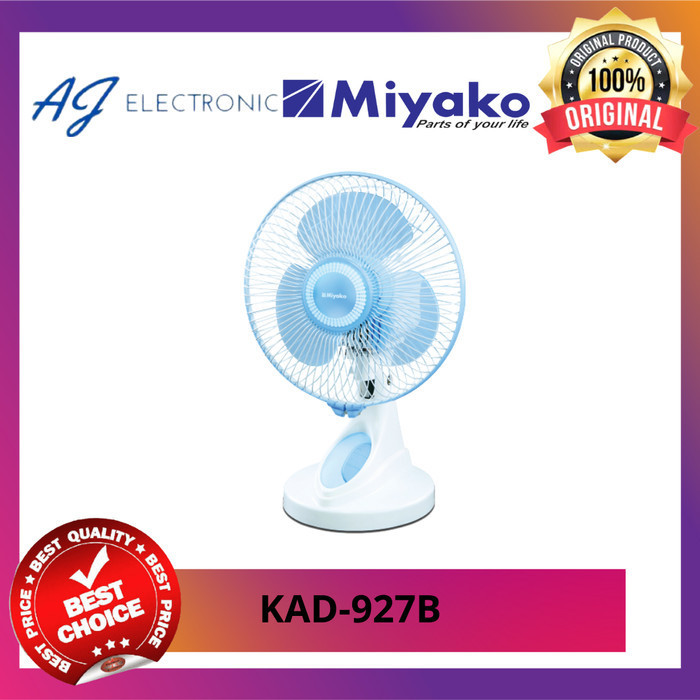 KIPAS ANGIN MIYAKO kad-927b / kad927 / kad-927bp/pl , KIPAS ANGIN MEJA