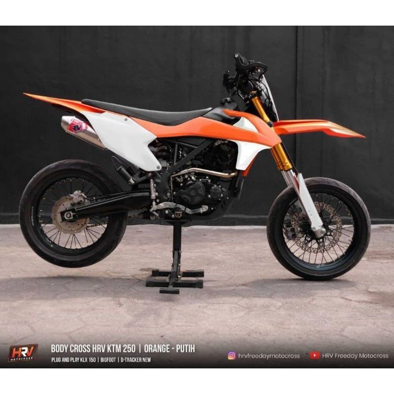 BODI FULL SET KTM 250 2017 PLUS JOK DAN TANGKI PNP KLX BODI KIT ASSY KTM250 BODY SET KTM 250 pnp klx