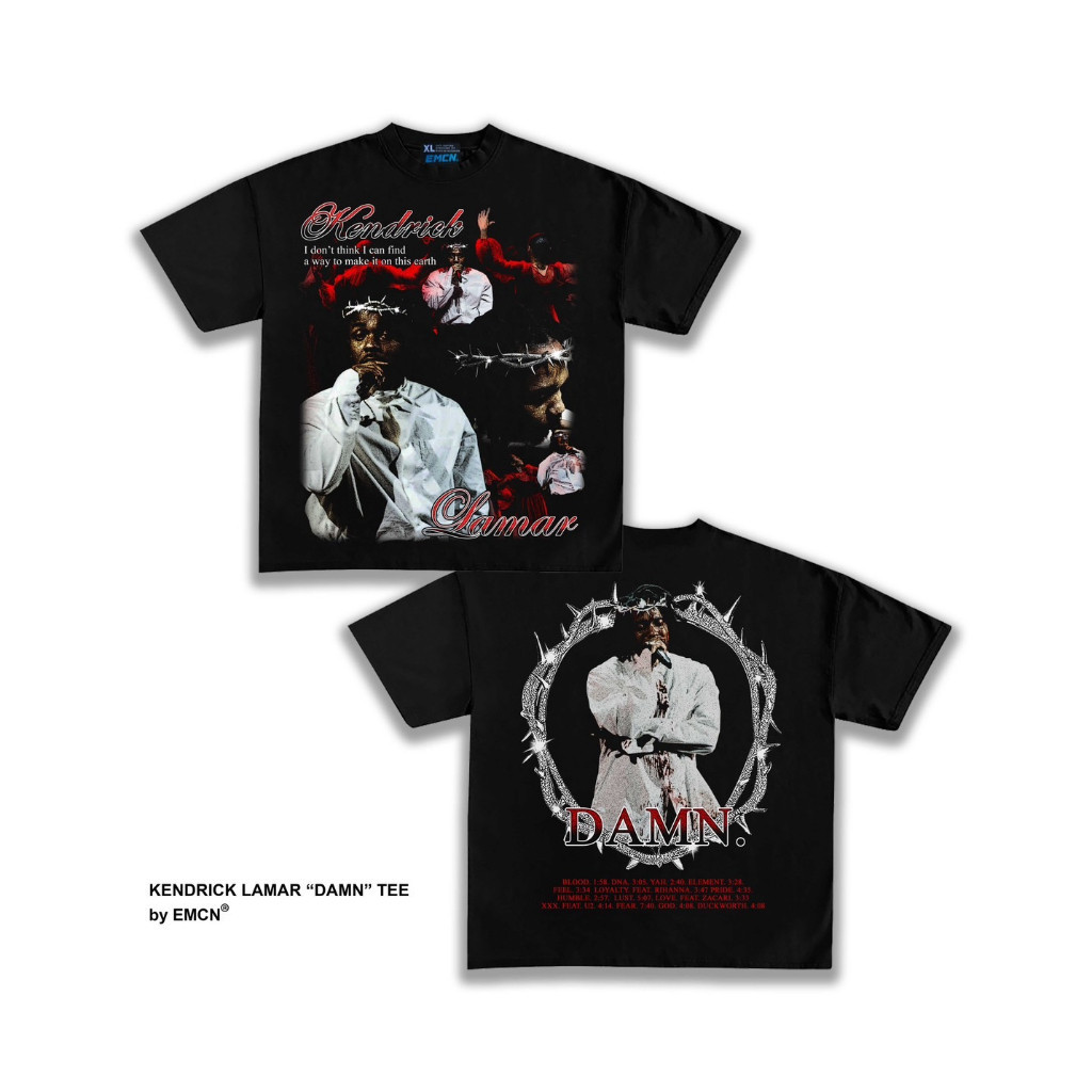 【ORIGINAL】 Oversized Tee Kendrick Lamar "D4M"