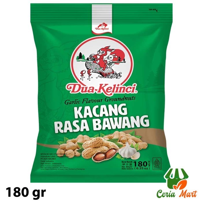 

Kacang Kulit Dua Kelinci Bawang 180 gr DK Garlic Roasted Peanut 180gr