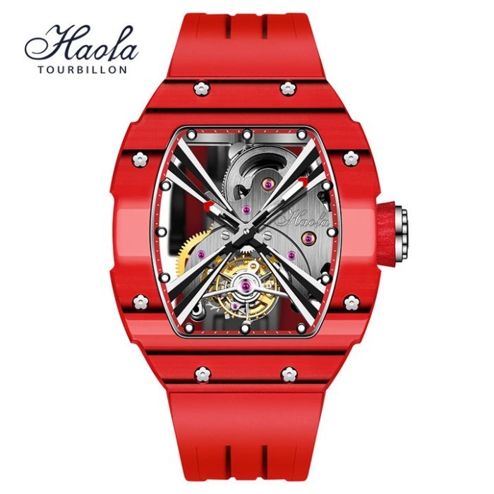 HAOFA SKELETON TOURBILLON WATCH 1903 - Red