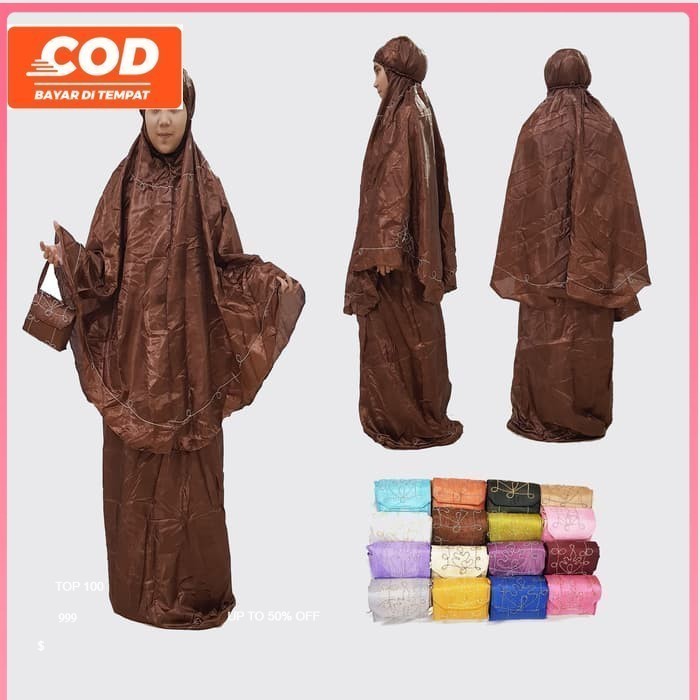 Mukena Parasut Traveling Abutai