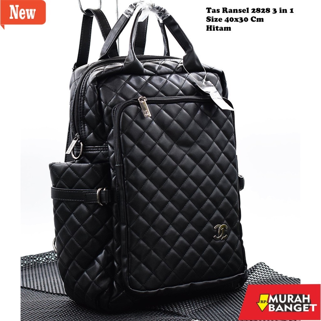 Tas laptop wanita terviral- CNL Ransel laptop Import 3 in 1 Tas Batam
