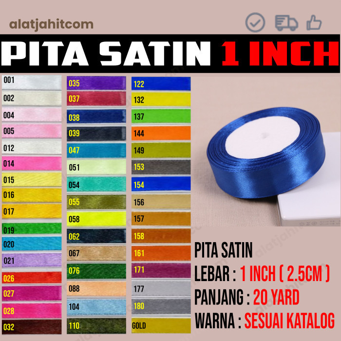 

Pita Satin 1 inch 2.5cm