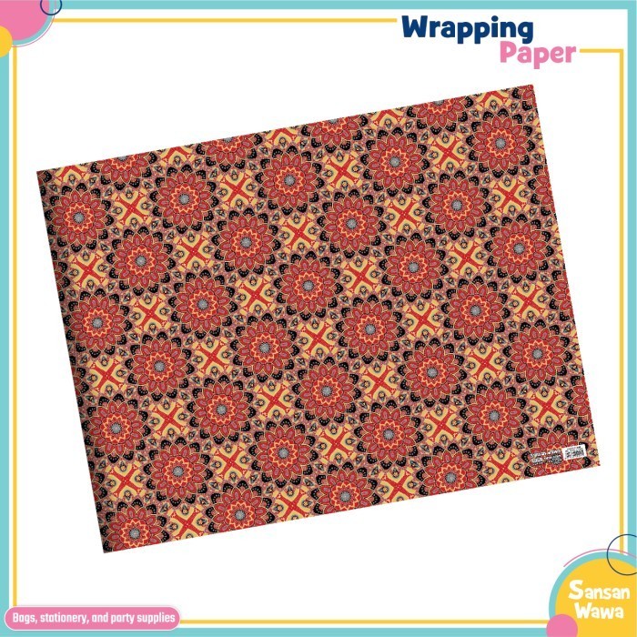 

Kertas Kado Sansan Wawa - Motif Batik Isi 5 Pcs / Motif - 5435