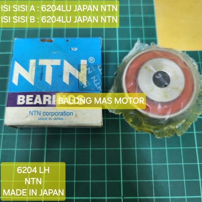 BEARING MOBIL LAKER 6204 LH NTN MADE IN JAPAN ( 6204LU JAPAN NTN / 6204LU JAPAN NTN ) 1PC