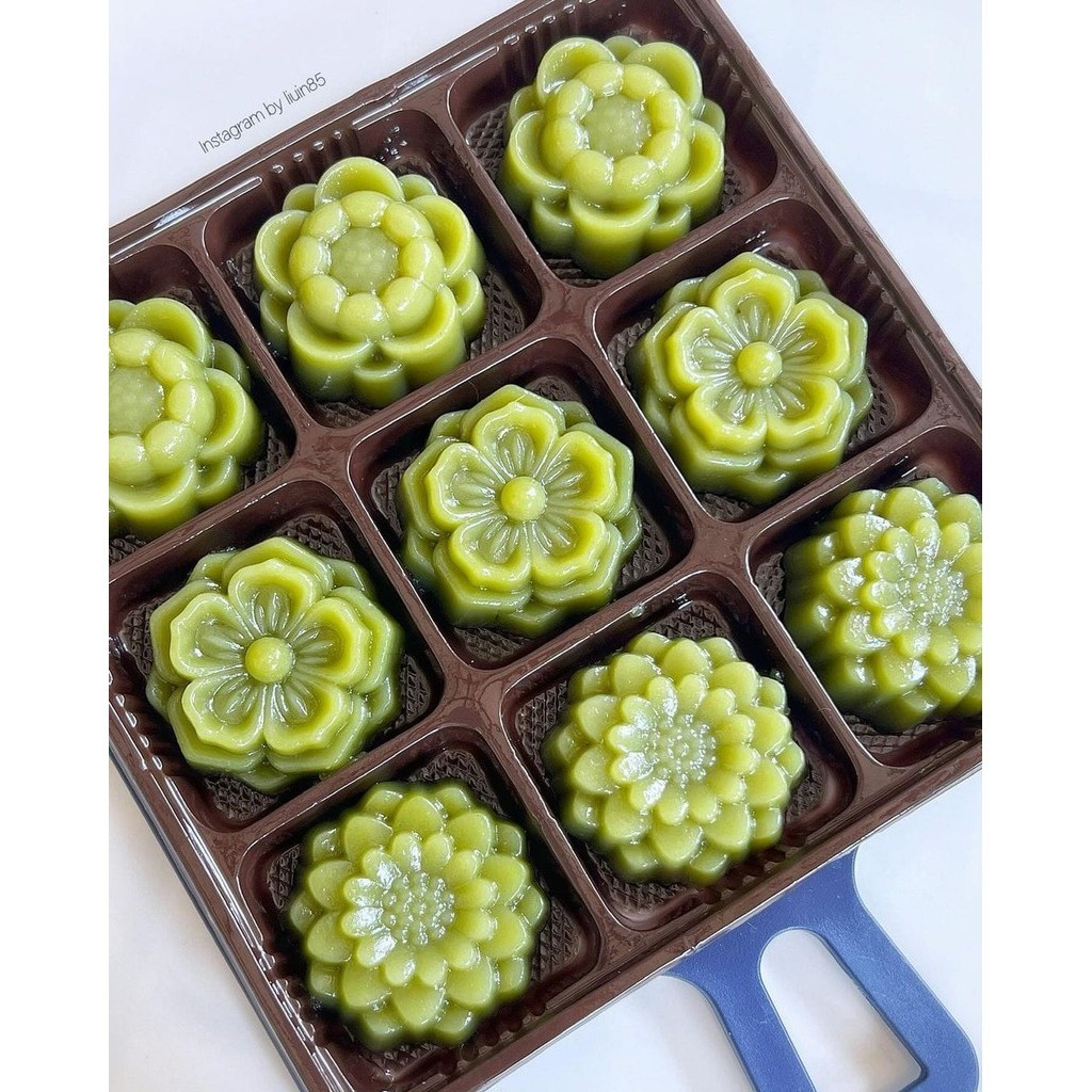 Mika Tray + Tutup Sekat 9 / Mika Kemasan Puding Mini / Box Pudding Sekat