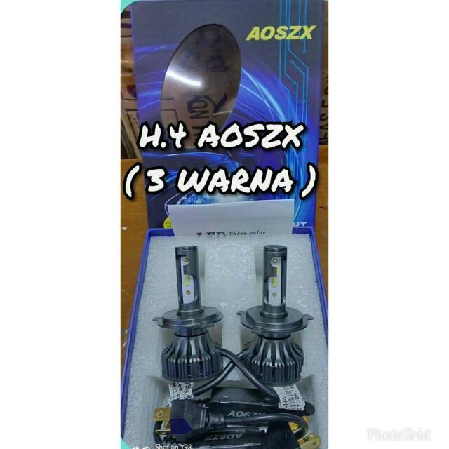 LED H4 3 warna aos