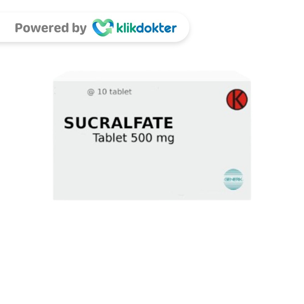 Sucralfate 500mg 10 Tablet Generik