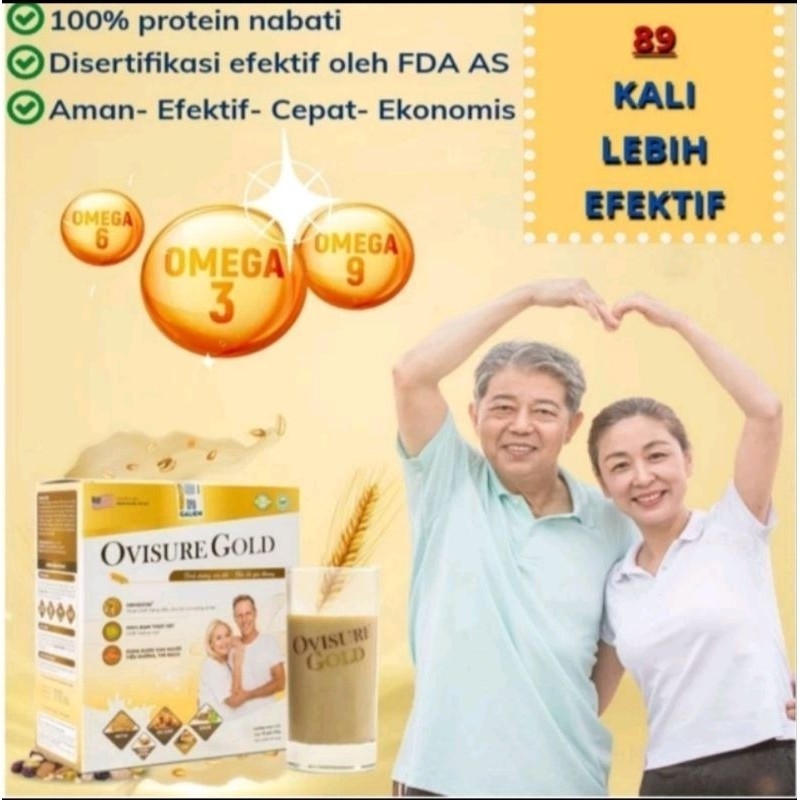 

ovisure gold milk susu original - susu kesehatan sendi tulang asam urat