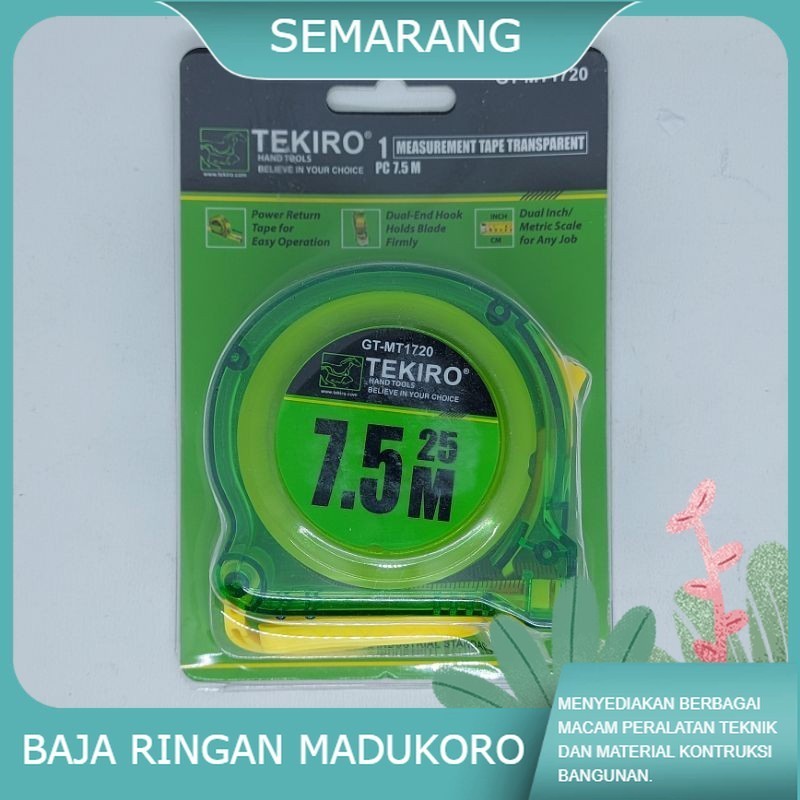 (BRSP) METERAN MURAH METERAN TEKIRO 7.5meter GT-MT1720