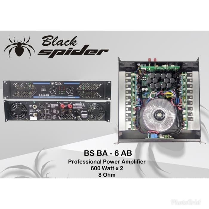 PROMO GUDANG Power Audio Power amplifier Blackspider BA6 1200 WATT professional sound system