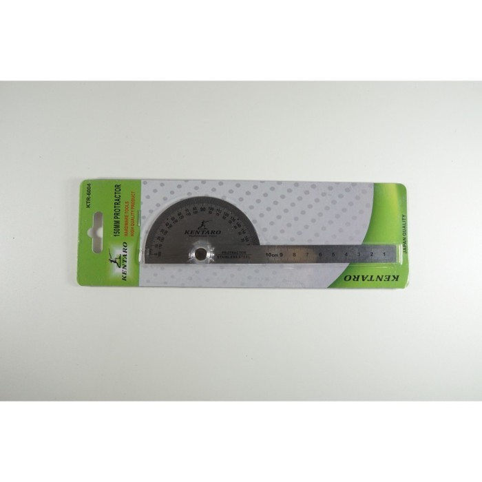

PENGGARIS KENTARO BUSUR 6" inc DERAJAT PROTRACTOR JAPAN QUALITY