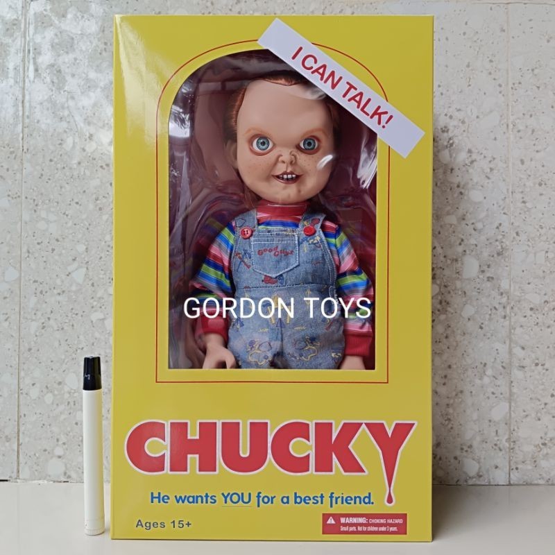 chucky doll he wants you for a best friend  i can talk original mezco toyz