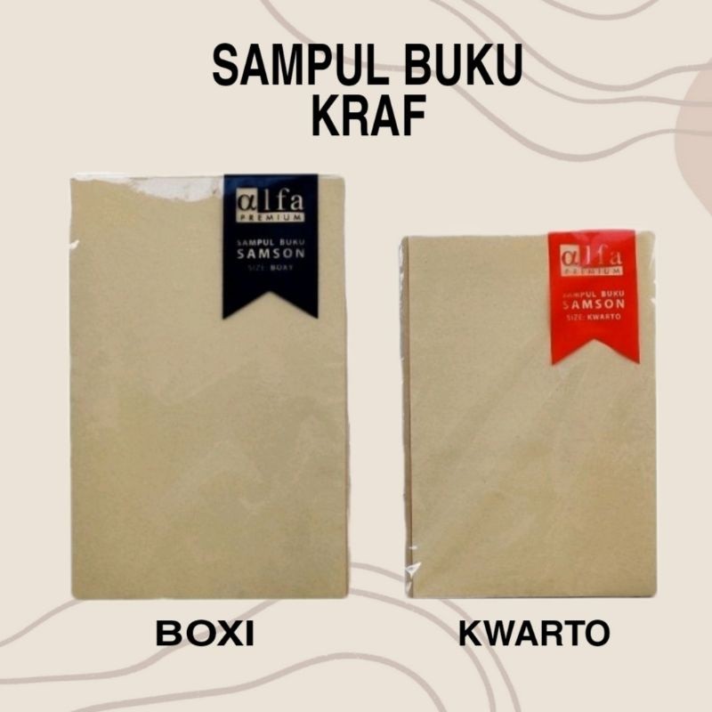 

(20lembar) Sampul Buku Kraf Coklat POLOS uk Kwarto dan Boxi
