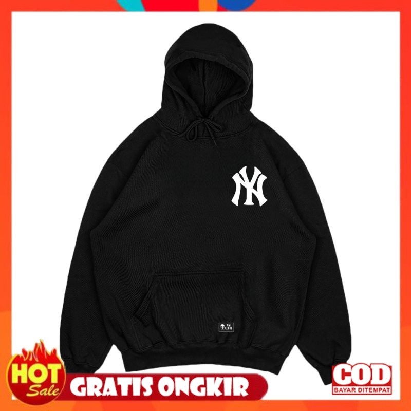 [PREMIUM ORIGINAL] AMSTORE- Sweater Hoodie LOGO NY JUMBO bigsize xxl xxxl xxxxl xxxxxl pria wanita.