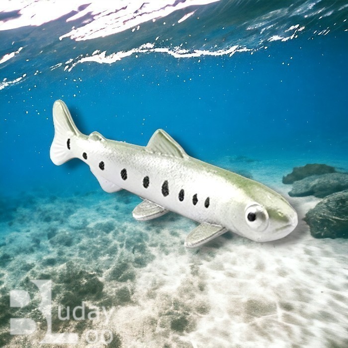 Figure Mainan Miniatur Siklus Hidup Anak Ikan Salmon Life Cycle Siklus Daur Hidup Ikan Salmon