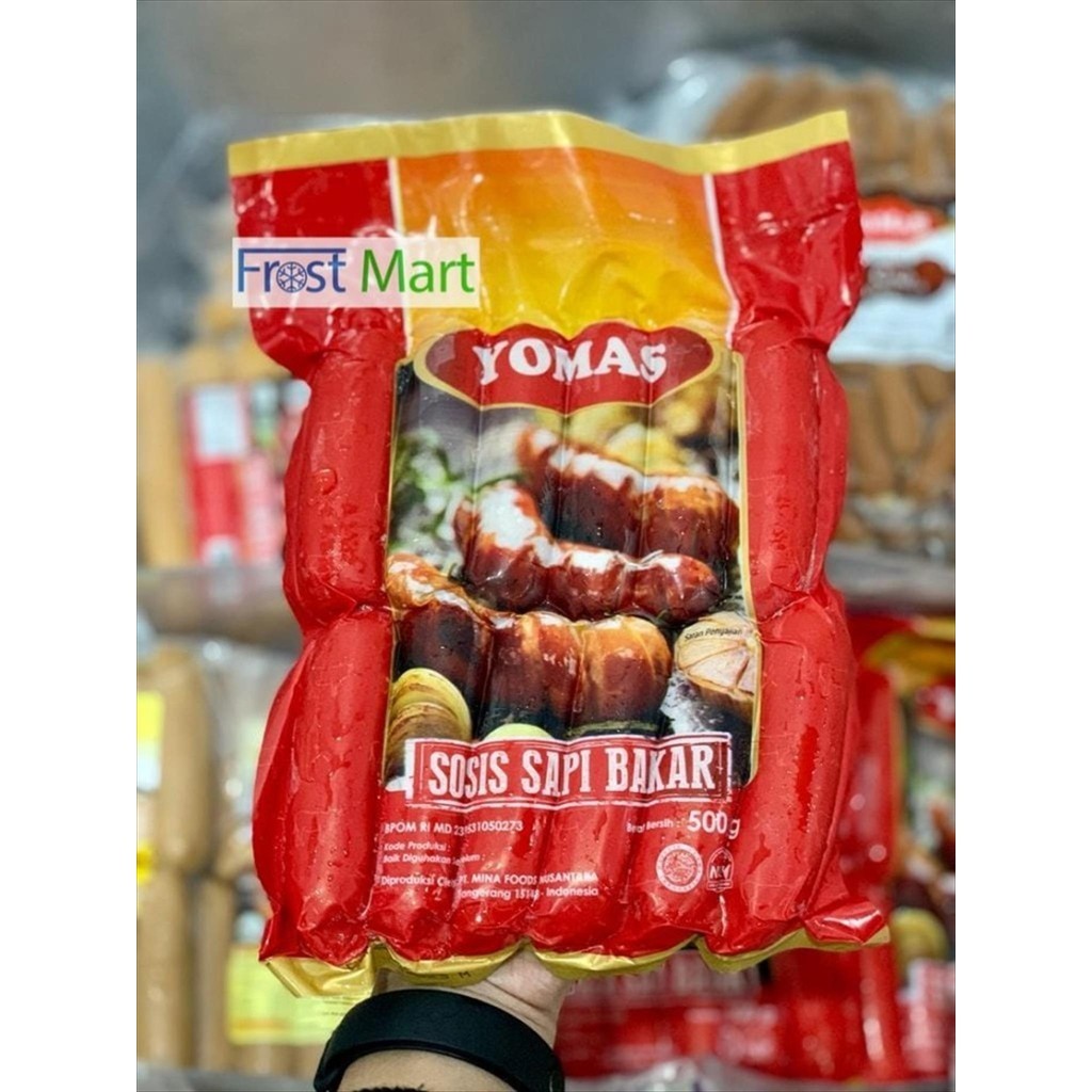 

Yomas Sosis Sapi Bakar Isi 12 Pcs 500Gr