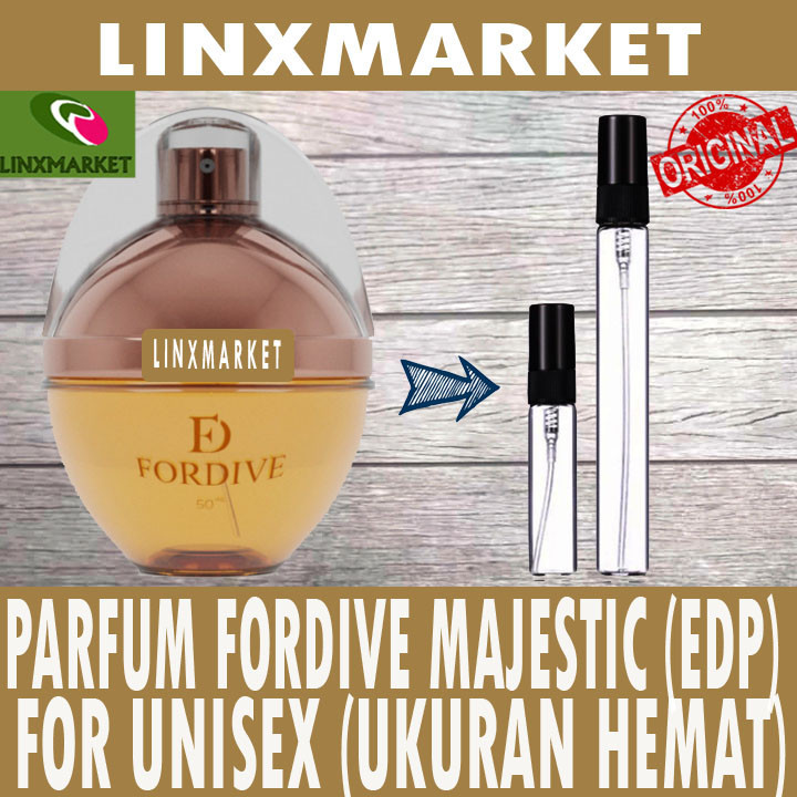 FORDIVE MAJESTIC FOR UNISEX EDP EAU DE PARFUM - UKURAN HEMAT -