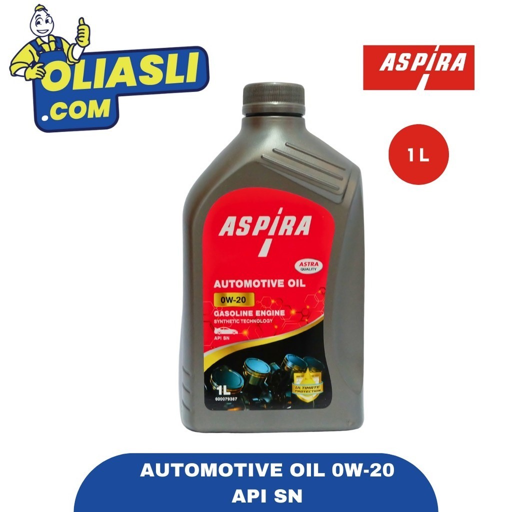 Oli Mobil ASPIRA by SHELL 0W20 10W30 10W40