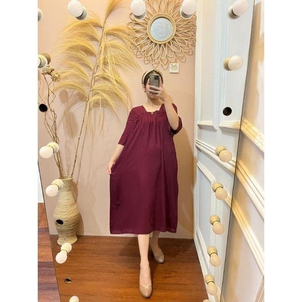 ZARA DRESS POLOS / FUJI DASTER KERUT DADA / DASTER JUMBO / DASTER LAILA//BAJU WANITA MODEL BARU / MU