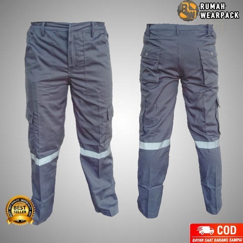 CELANA SAFETY KERJA SAFETYOUTDOORMLG Celana Safety Wearpack Warna Biru Navy