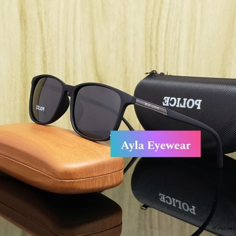 Kacamata Police Polariz kacamata gaya fashion terbaru Lensa Asli Polarized