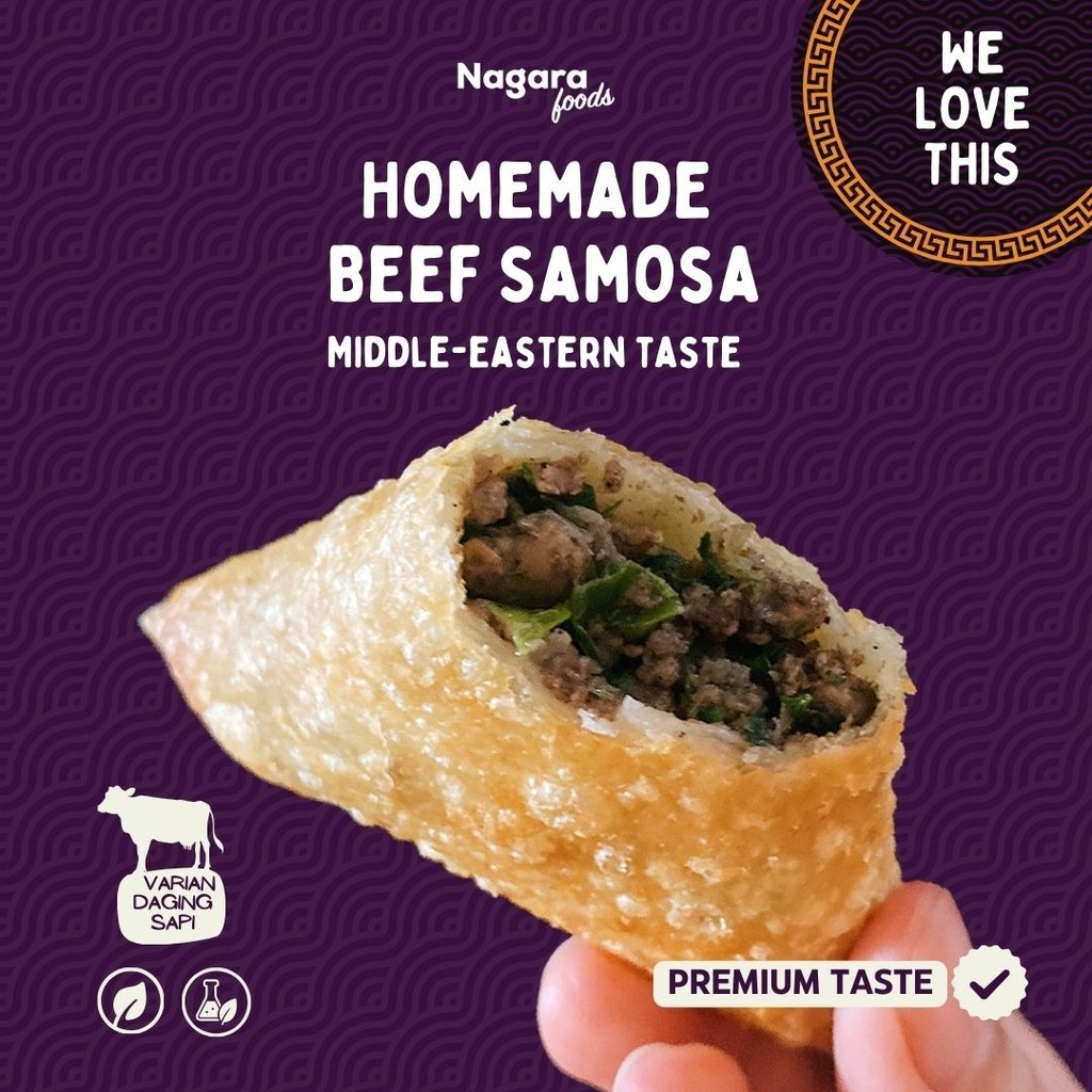 

Homemade Beef Samosa by Nagara Foods