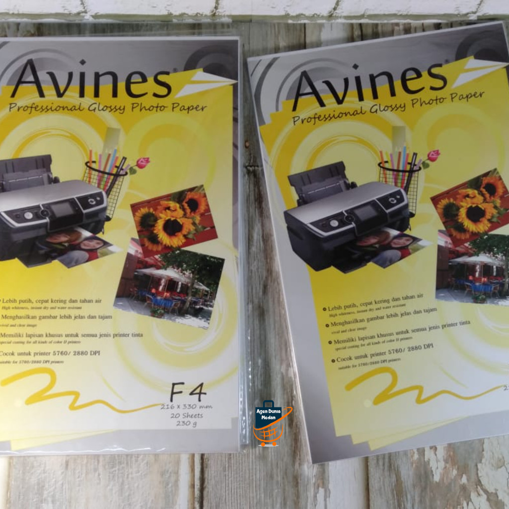 AVINES Kertas Photo Paper Glossy F4 3230Gsm