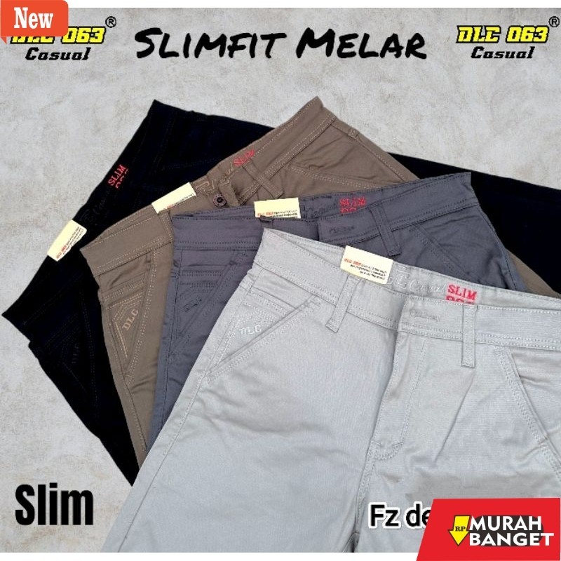 Denim Panjang Pria Celana Slimfit Streath Melar Pria dlc063 Casual Kualitas CARDINAL Original  // Ce