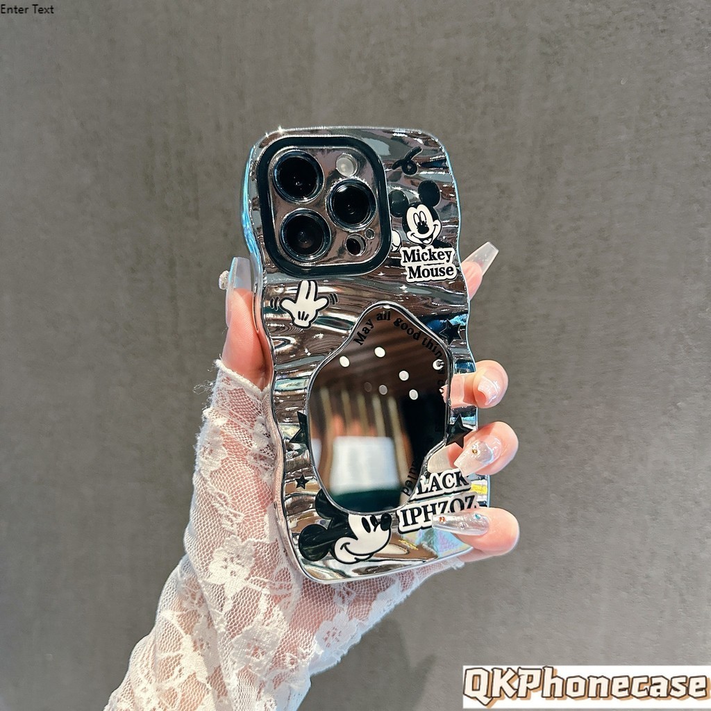 QKPhonecase Casing Case Mickey Mouse iPhone XR 11 12 13 Pro Max 14 15 Plus Pro Max 7 8 Plus X XS Max