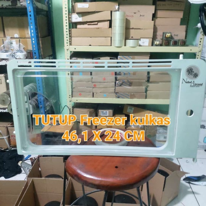 MF99 Tutup Rak Freezer kulkas Midea Thoshiba HS235HBR Ori 46.1 x 24 CM