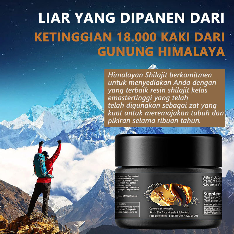 

High purity shilajit resin 50g - from the Himalayas - fulvic acid - many minerals needed by the body