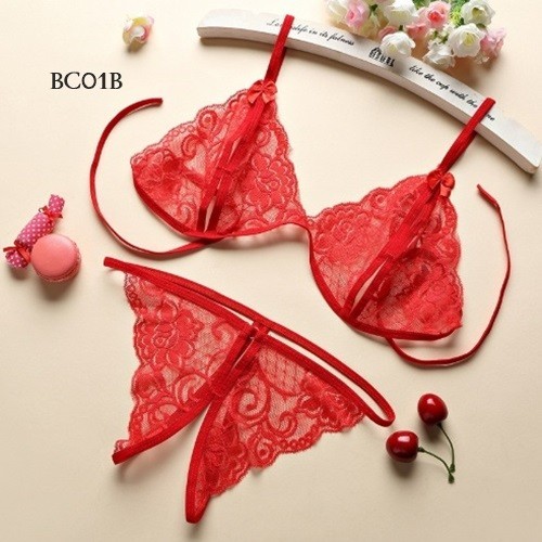 Set Underwear Bra Celana Dalam Wanita Brokat Premium Bc01B