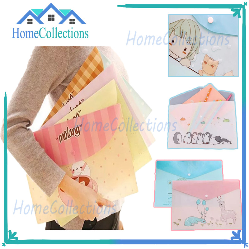 

Map Plastik A4 Karakter Kartun Lucu/Folder A4 Cute Motif/Map File Kancing