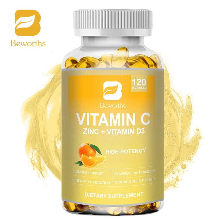 ORIGINAL Beworths Biotin Vitamin C with Zinc Capsules Vitamin C 100MG, Zinc 10 Mg, Vitamin D3 250