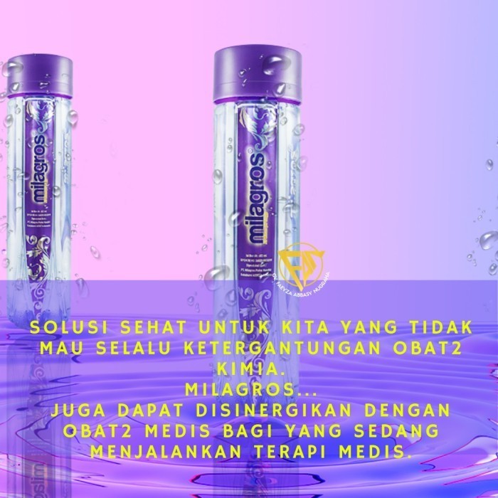 

Ay00! Air Minum Mila gross 1 Botol 612 ML - Air Sehat 100% - Zivilia Herbal